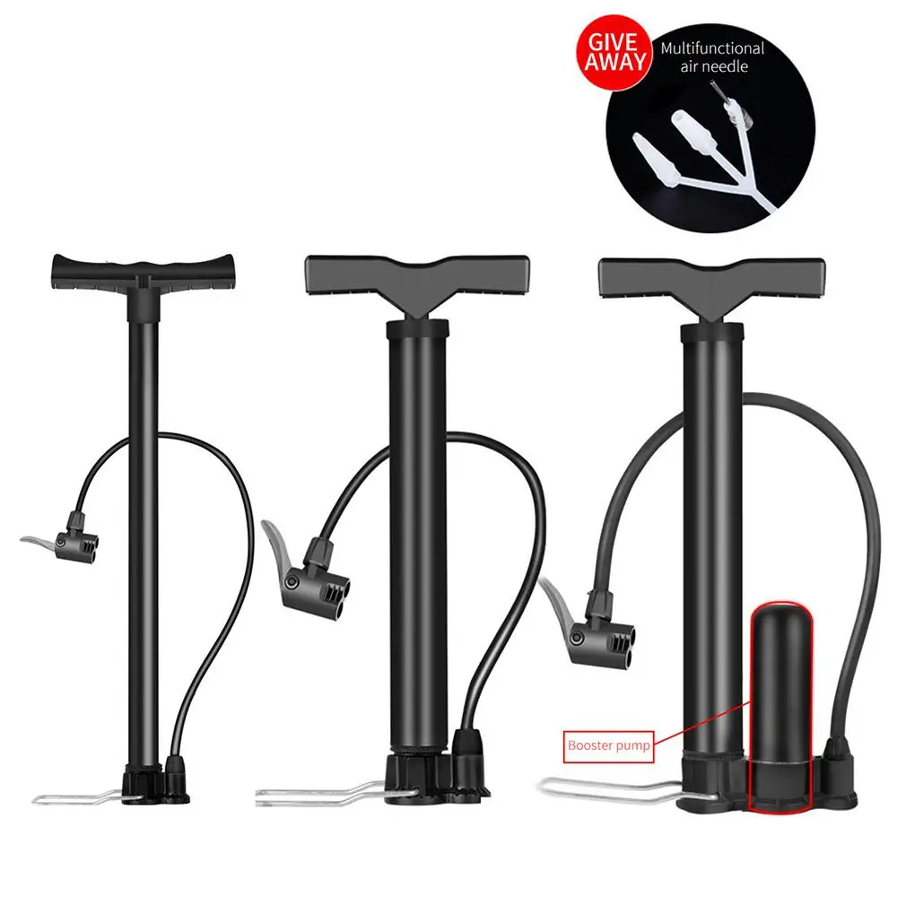 Насос для горного велосипеда портативный черный | Спорт и развлечения