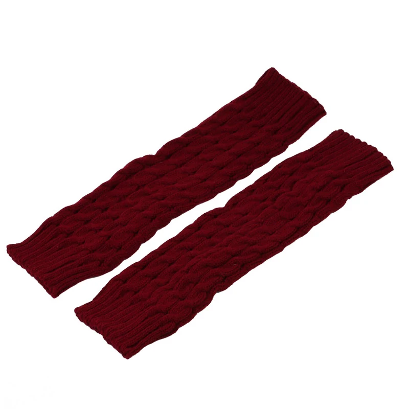 

Women Knitted Crochet Winter Warm Leg Warmers Long Socks Slouch Leggings Ladies Solid Knit Knee Leg Long Socks K2