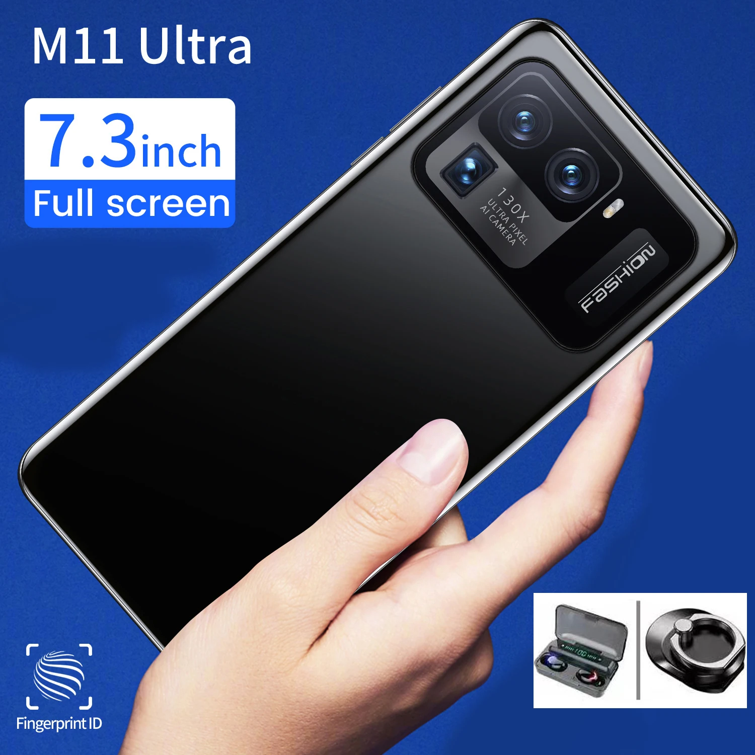 

Совершенно новый смартфон M11 Ultra, 5,5-дюймовый полноэкранный HD дисплей, телефон 16 ГБ + 1 ТБ память, 4G стандартный сигнал вызова, Qualcomm 7,3