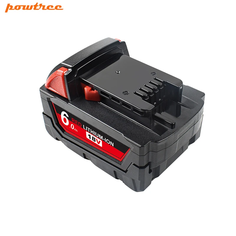 Powtree для Milwaukee 6000mAh 18V M18 электроинструменты литий ионная батарея замены 48 11 1840 1815