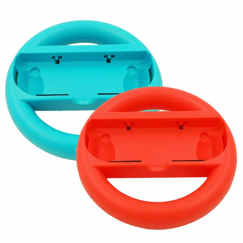 1 пара ручных рулевых колес для NS Nintendo Switch Joy Con контроллера синего и красного