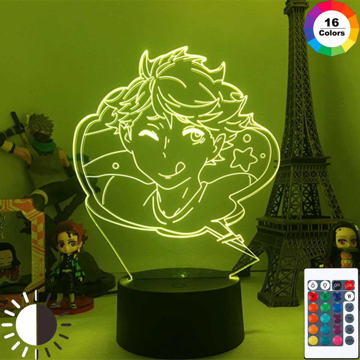 

Haikyuu Oikawa Tooru Led Night Light for Bedroom Decor Nightlight Kids Child Birthday Lamp Gift Haikyu Oikawa Tooru 3d USB Lamp