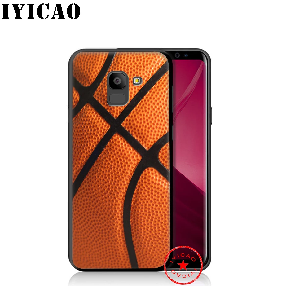 IYICAO Баскетбол Арт стрелять мягкими чехол для телефона samsung Galaxy A9 A8 A7 J6 A6 плюс 2018 A5 A3