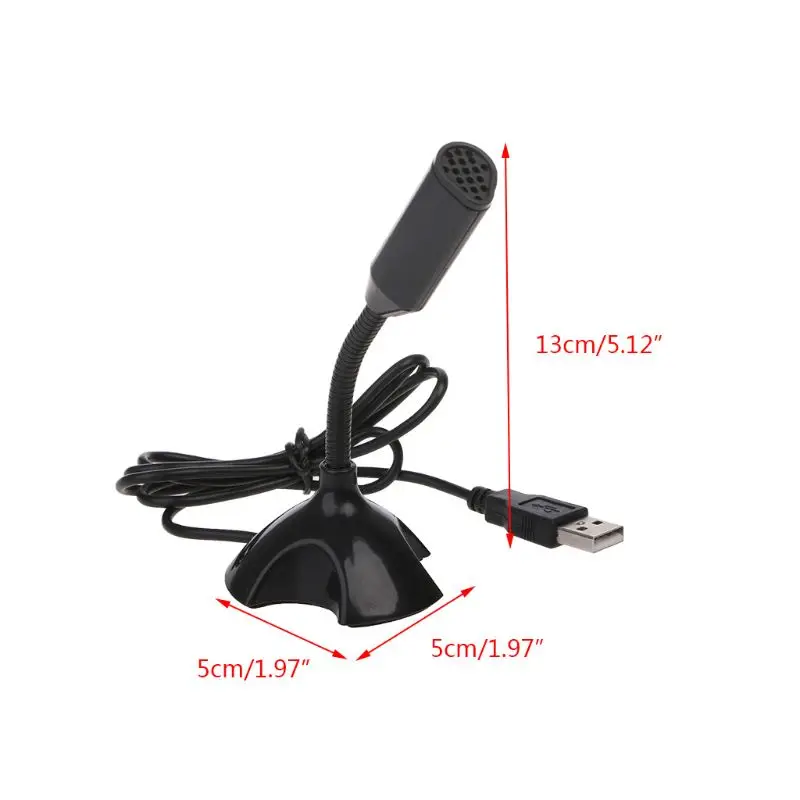 USB микрофон для студийной речи общения пения KTV с держателем ПК