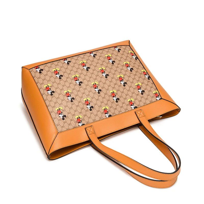 YOUSE 2 PCS/SETS Композитные сумки с животным принтом 2021 года модные рисунки на ремне из Pu-кожи на плечо сумка-мессенджер.