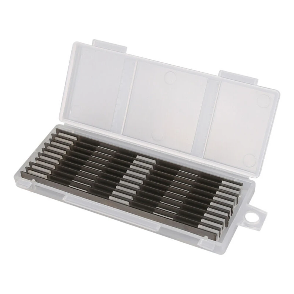

10Pcs 82mm Reversible Electric Planer Blades Boxed HSS For MKT BOSCH Made Of High Speed Steel Can Offer A Long Use Life
