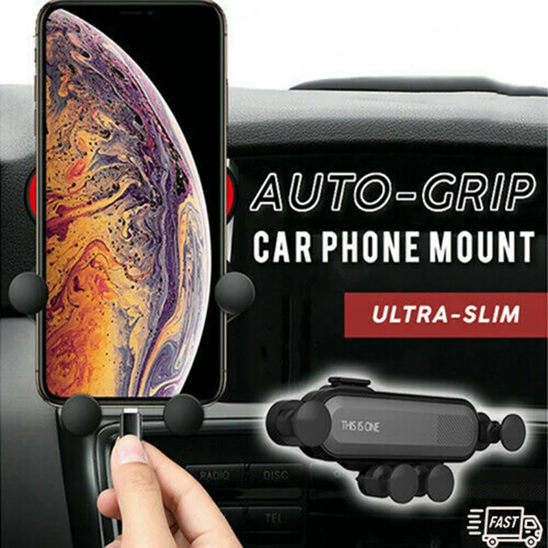 

Universal Car Phone Holder 360 Rotatable Air Vent Mount Bracket Stand for Xiaomi Huawei Samsung Iphone 12