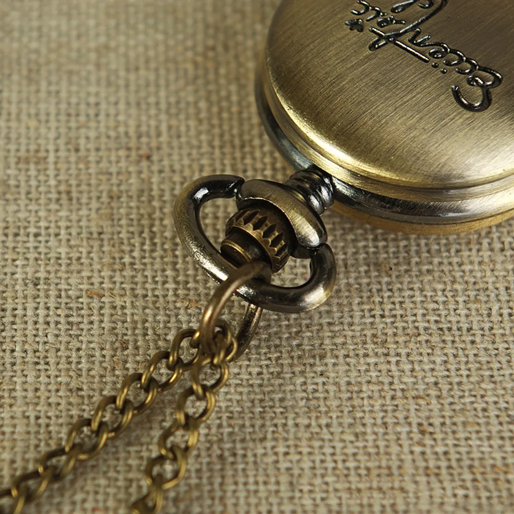 

Watch for men women pocket watches Hot Fashion Vintage Retro Quartz Pocket Watch Pendant Chain Necklace hollow pocket watch W3