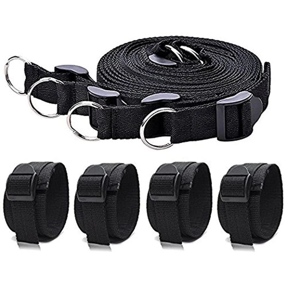 Adult Erotic Toy Handcuffs& Ankle Cuffs BDSM Bondage Sex Toys For Couples Under Bed Restraint Bondage Fetish Slave Sex Products