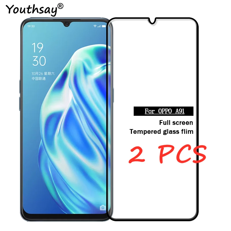 

2 шт для Oppo A8 стекло протектор экрана Полный Клей Защитная пленка для Oppo A8 закаленное стекло для Oppo A8 стекло