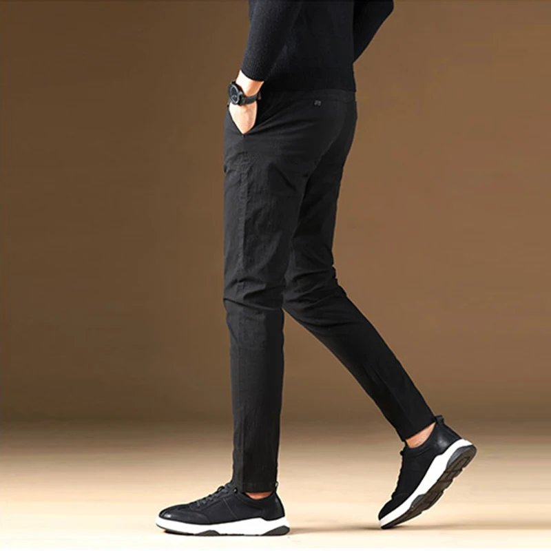Vomint 2020 Мужские штаны новинка повседневные бизнес стиль обтягивающие брюки