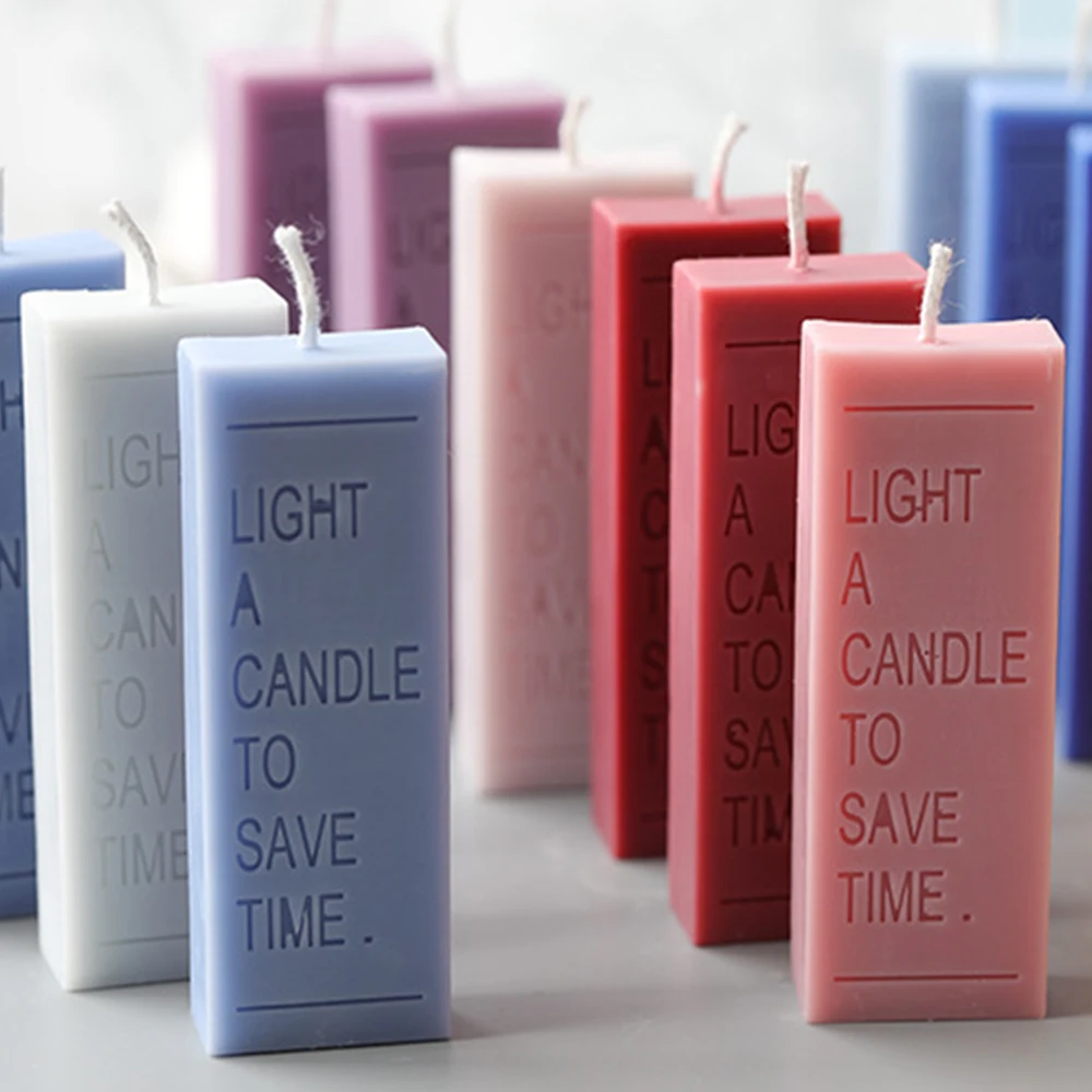 Многоразовая форма для свечей ручной работы модель изготовления с буквенным