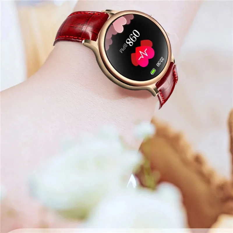 

G10 Smart Watch Female Fashion Wristband Heart Rate Blood Pressure Physiological Cycle Message Reminder Women's Sport Bracelet