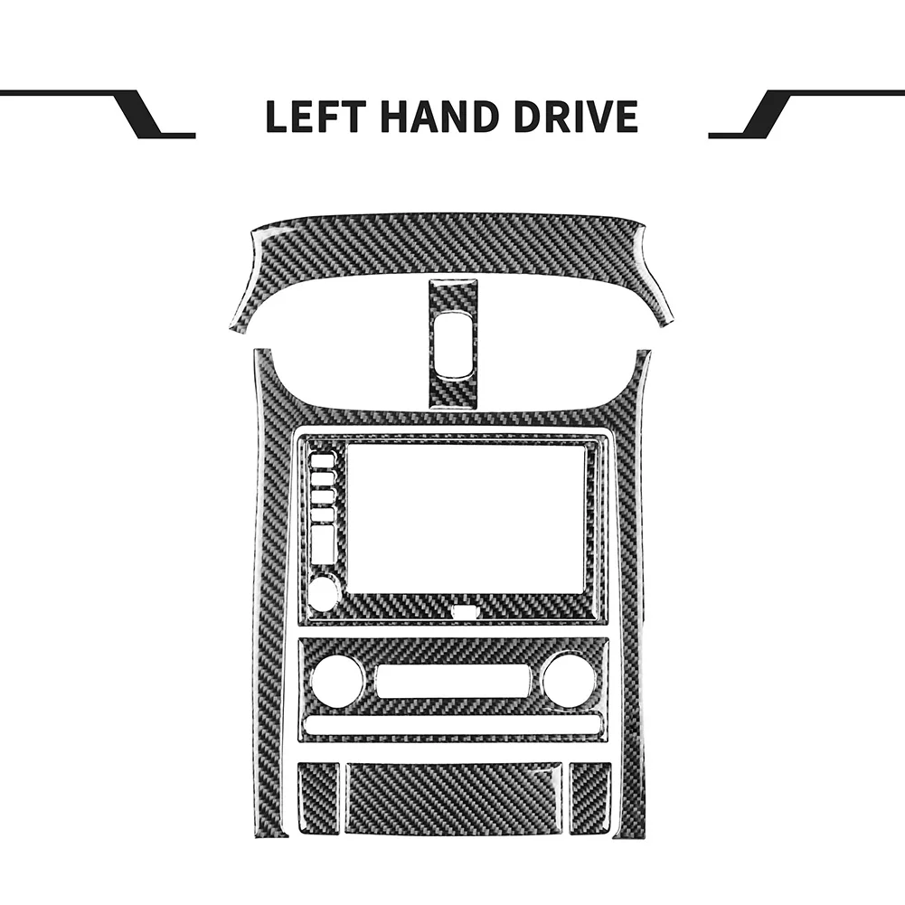 

9pcs Carbon Fiber Console Control Panel Trim Stickers for Corvette C6 2005-2007 Car Panel Trim Sticker Decoration