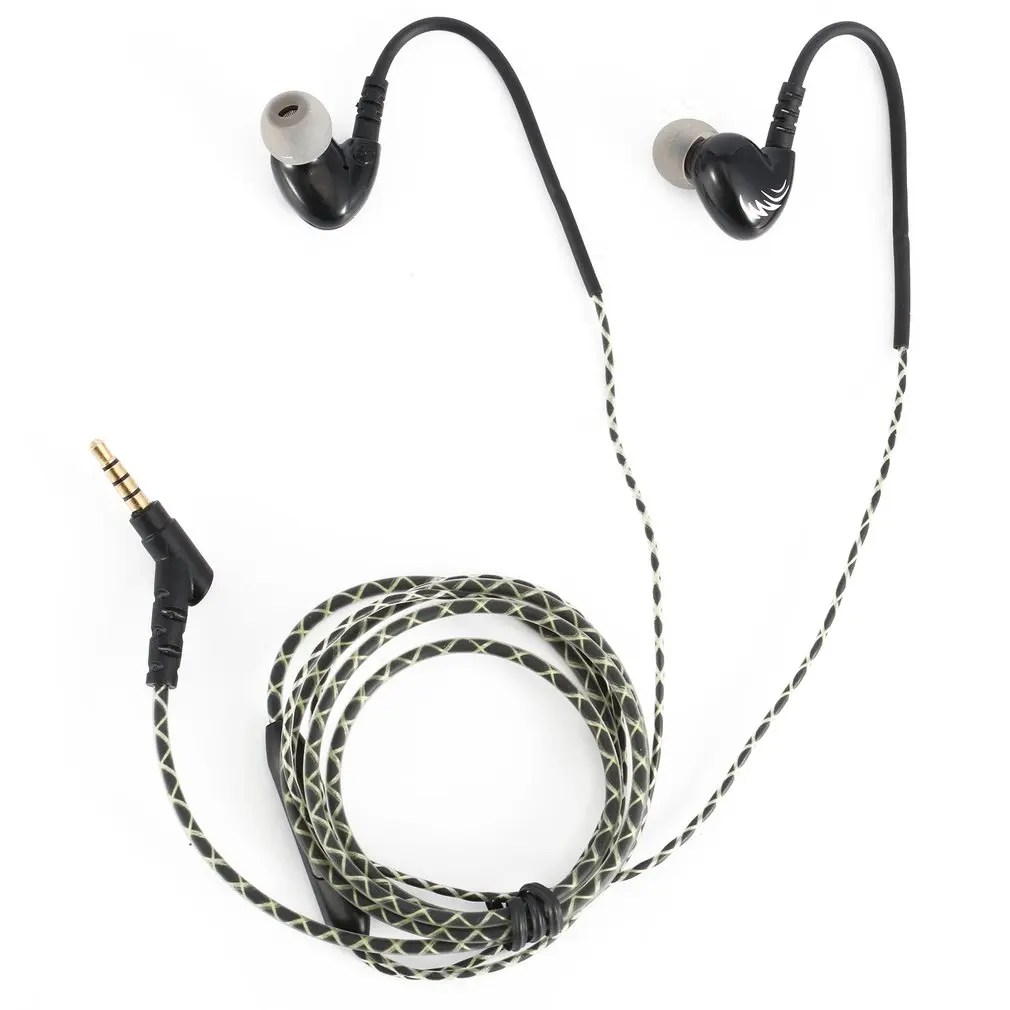 In-ear Earphones with Microphone &amp 3.5mm Jack Heavy Deep Bass Stereo Sport Headphone Headset for Smart Phones W1B | Электроника