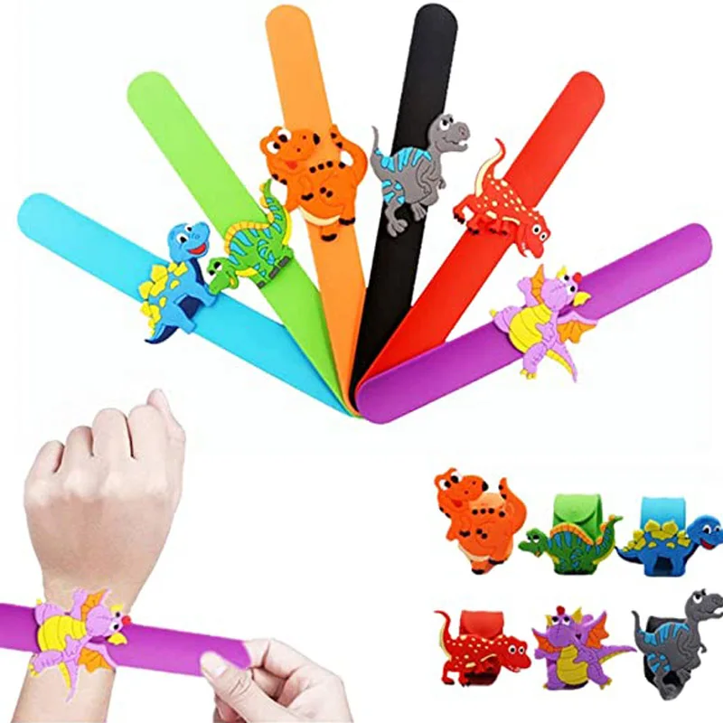 

Dinosaur Party Supplies Slap Bracelets For Boys Girls Wristbands Cool Stuff Interesting Products Kids Toys Birthday Gift
