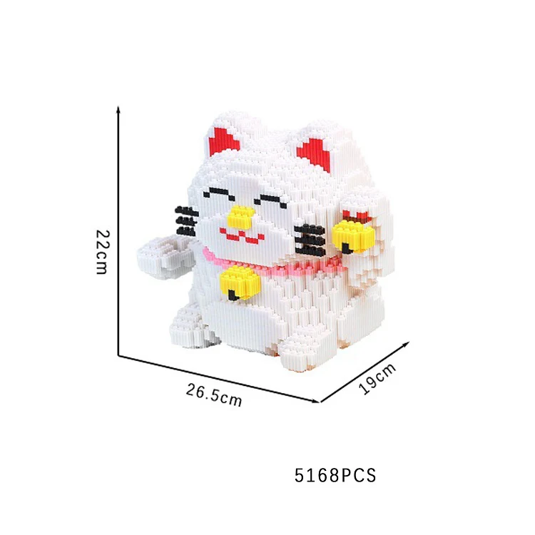 Мультяшная счастливая форта Кот деньги горшок соединяющий блок животные копилка