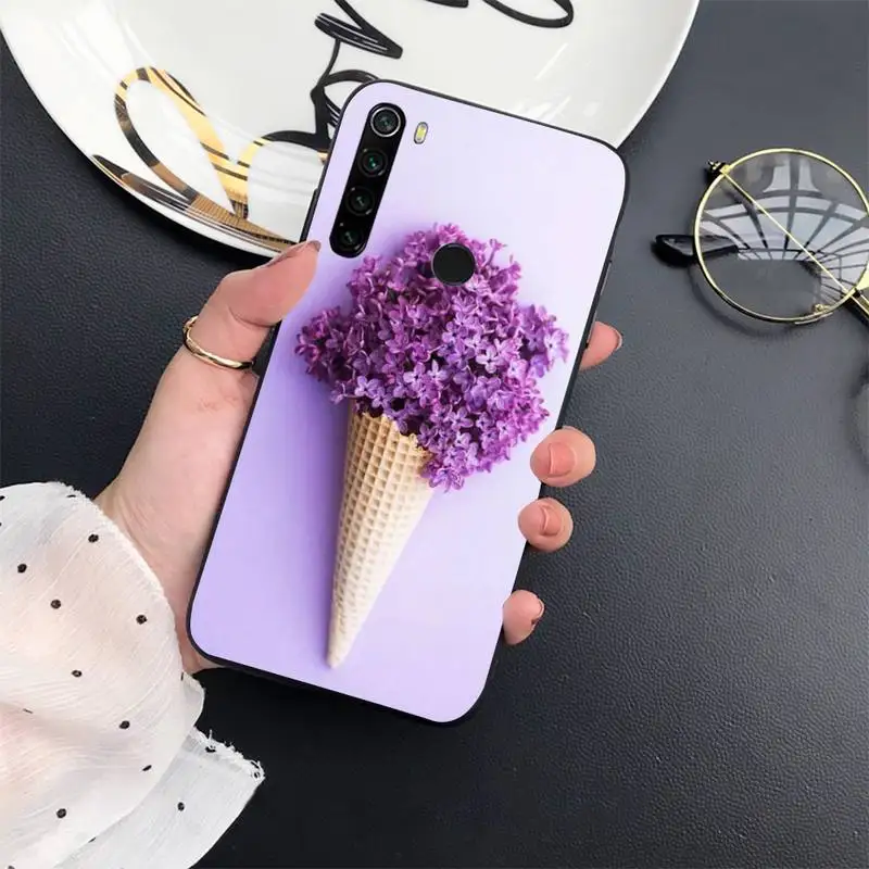 

Purple Watercolor flower Dandelion Lotus Lavender Phone Case For Xiaomi mi 9 9t 10 redmi 9 9a 8 8a note 10 9 9s 8 8t 7 pro max