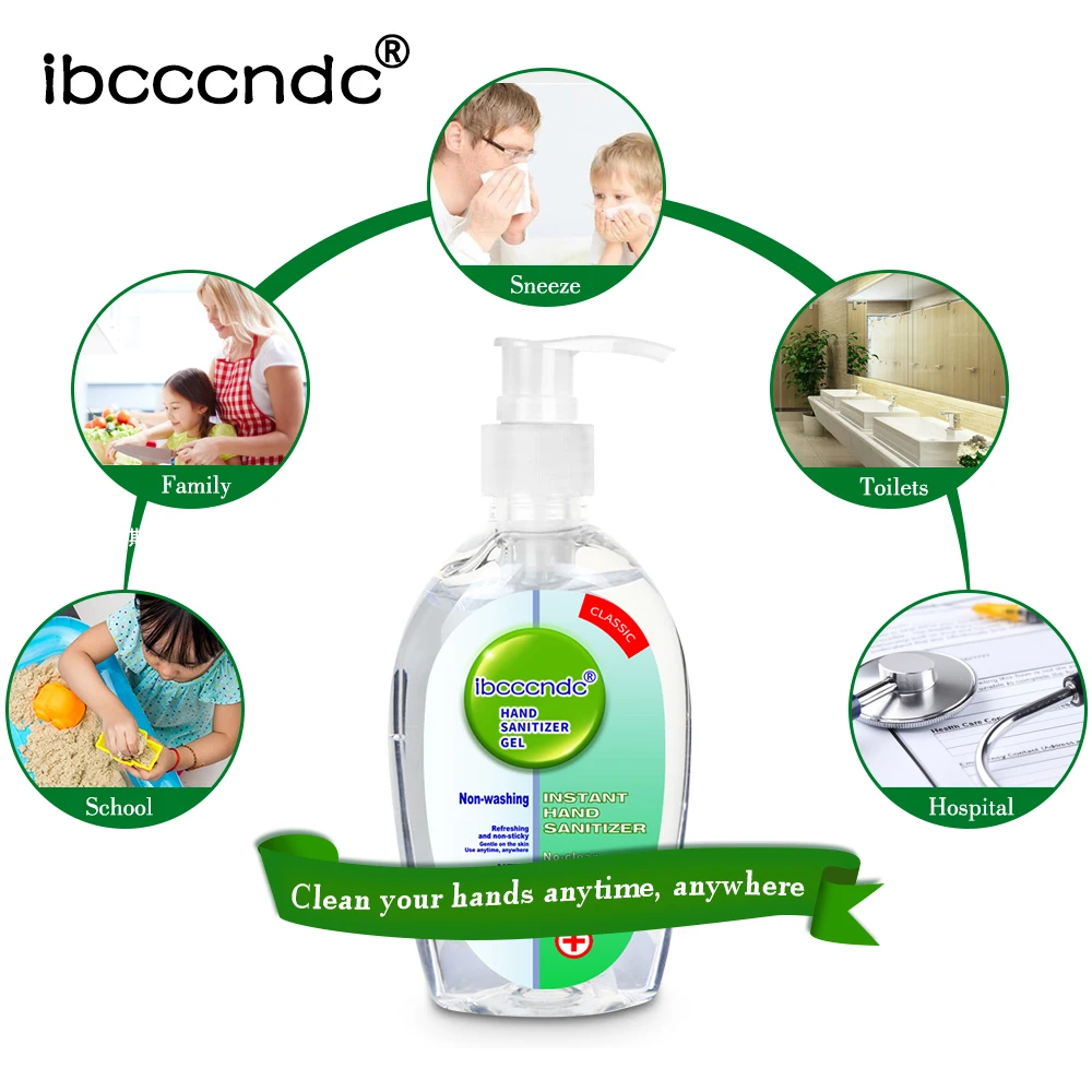 200 мл антибактериальный гель для дезинфекции рук без очистки безводный