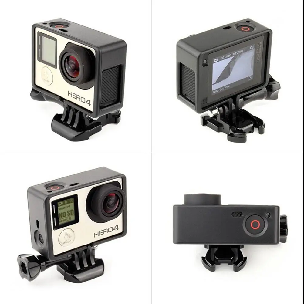 

Защитная рамка для GoPro Hero 4 3 + 3, чехол для видеокамеры Go Pro Hero4 3 + 3, аксессуары для экшн-камеры, новинка
