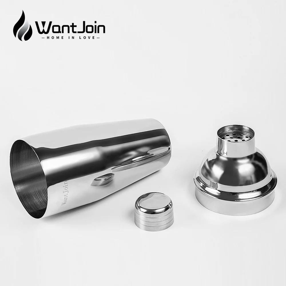 Коктейльный шейкер из нержавеющей стали WantJoin 750 мл миксер для мартини Бостонский