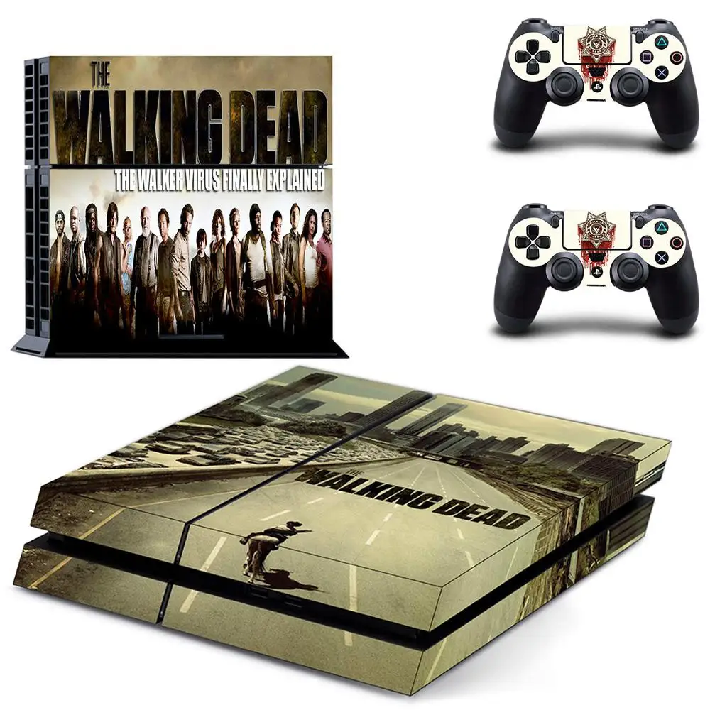 Наклейка s The Walking Dead наклейка для PS4 PS 4 Play station наклейки виниловые Pegatinas консоли
