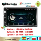 Автомагнитола LeeKooLuu, 2 Din, Android 8,1, центральный мультимедийный MP5 видеоплеер, Авторадио, стерео, GPS, Bluetooth, MirrorLink, Wi-Fi
