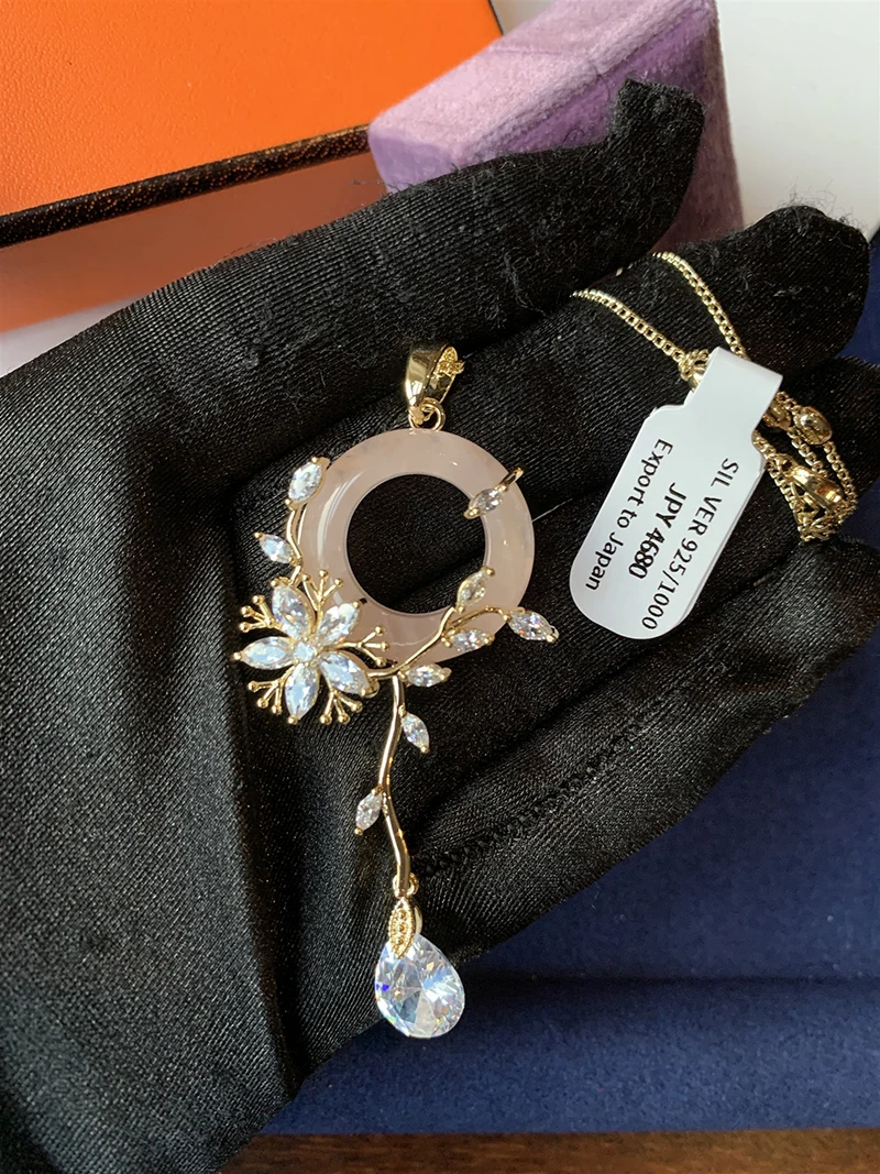 

Peace Earth Pendant Necklace 210324-75