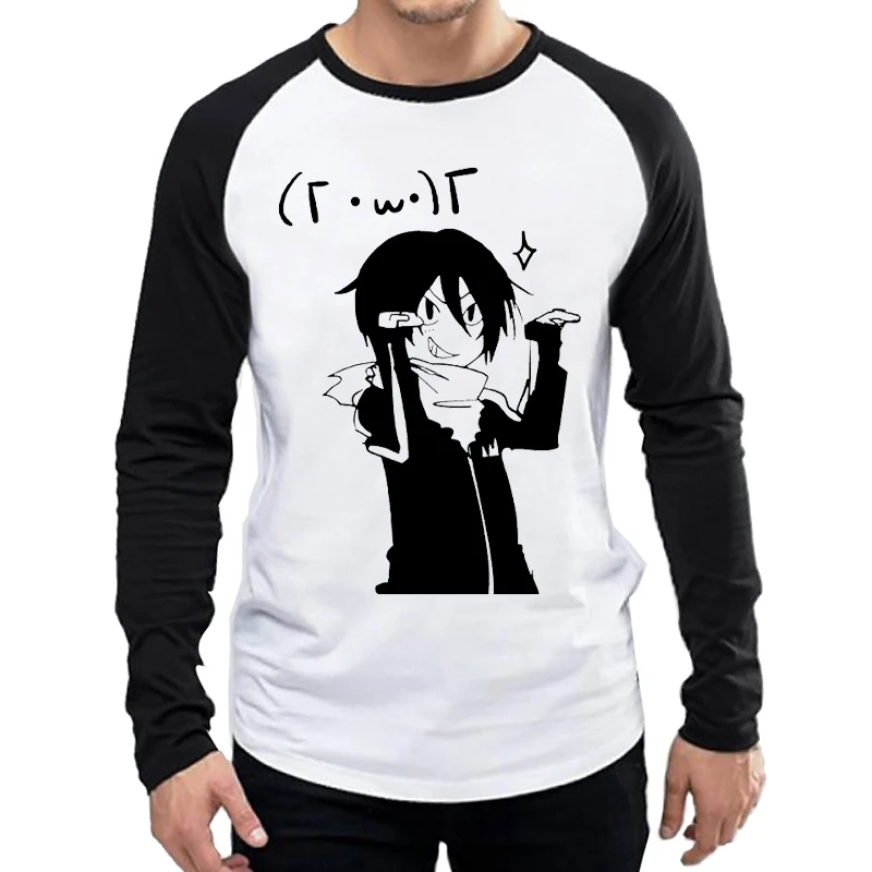 

Long Sleeve ARAGOTO T Shirt Fashion Mens O Neck Style Tops Tees Summer Cartoon Design Unisex Full Sleeved Clothes