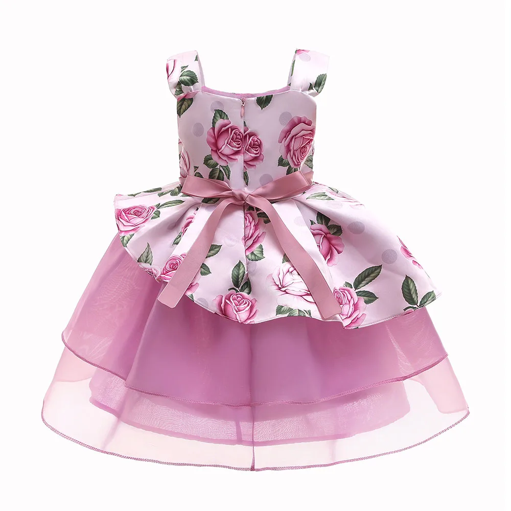 

Formal Dresses Flower Kids Dresses For Girls Elegant Princess Dress Children's Dresses Kids Wedding Dress Vestidos For 4-10year