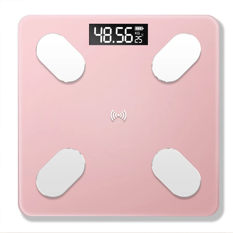 Цифровой светодиодный аккумулятор Mrosaa 26*26 см с bluetooth|Напольные весы| |