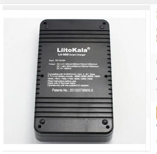 

Liitokala lii-500 18650/26650 lithium battery charger with split/LCD LCD display laptops laptops cargador hp envy
