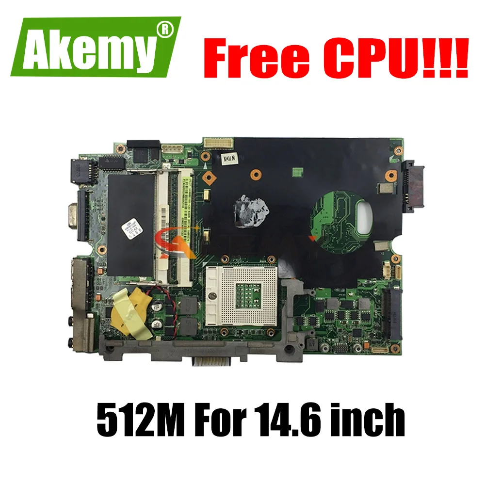 

Free CPU!!! laptop motherboard W/ 512M For Asus K50AB K50AF K50AD X5DAf X5DAD laptop 14.6 inch " Mainboard motherboard
