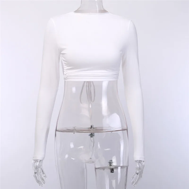 2019 модная женская блузка с открытой спиной и перекрестной шнуровкой рубашка топы