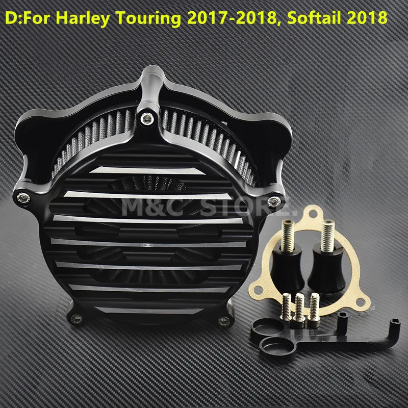 Воздушный фильтр воздухоочиститель Впускной фильтр для Harley Touring Road Glide 08-16 Touring up Softail XL Sportster 91-17 Dyna - Цвет: Gray D Model