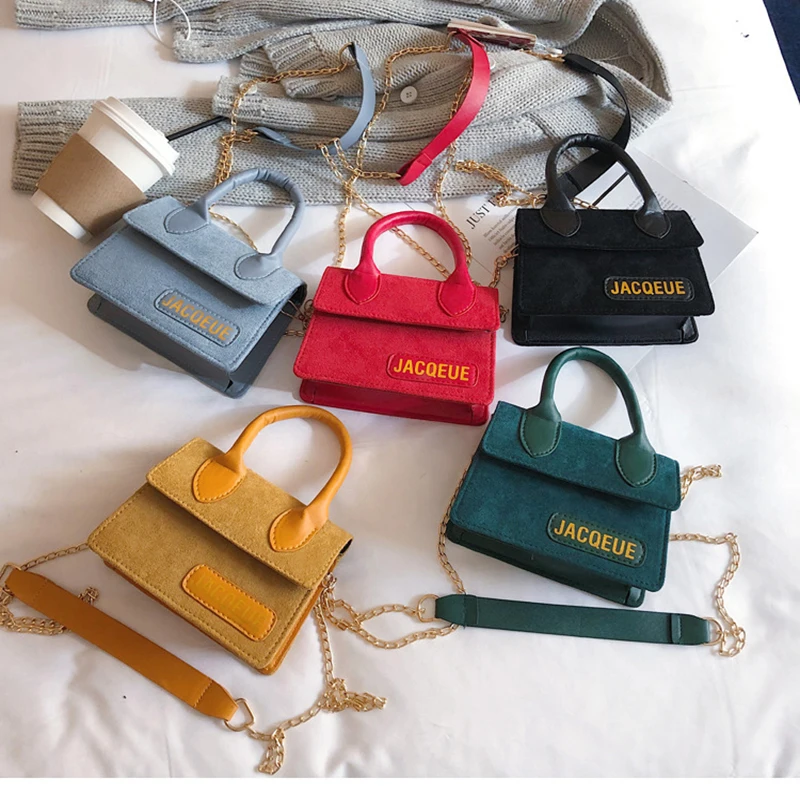 

European Style Shoulder Bag Fashion Mini Women's Handbag Retro Color Matte Crossbody Flip Handbag Simple Purse De Luxe Femme