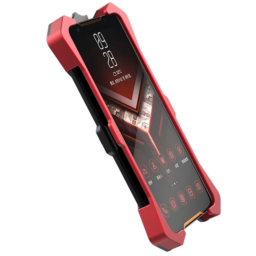 Для Asus ROG Phone II ZS660KL ZIMON ударопрочный сверхмощный Броня металлический алюминиевый чехол для телефона Asus ROG Phone 2 Чехол