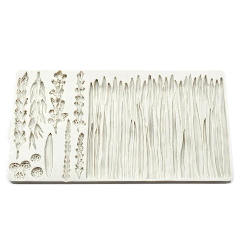 

Silicone Mould Lavender Cake Border Fondant DIY Baby Birthday Decorating Tools Candy Chocolate Gumpaste Molds