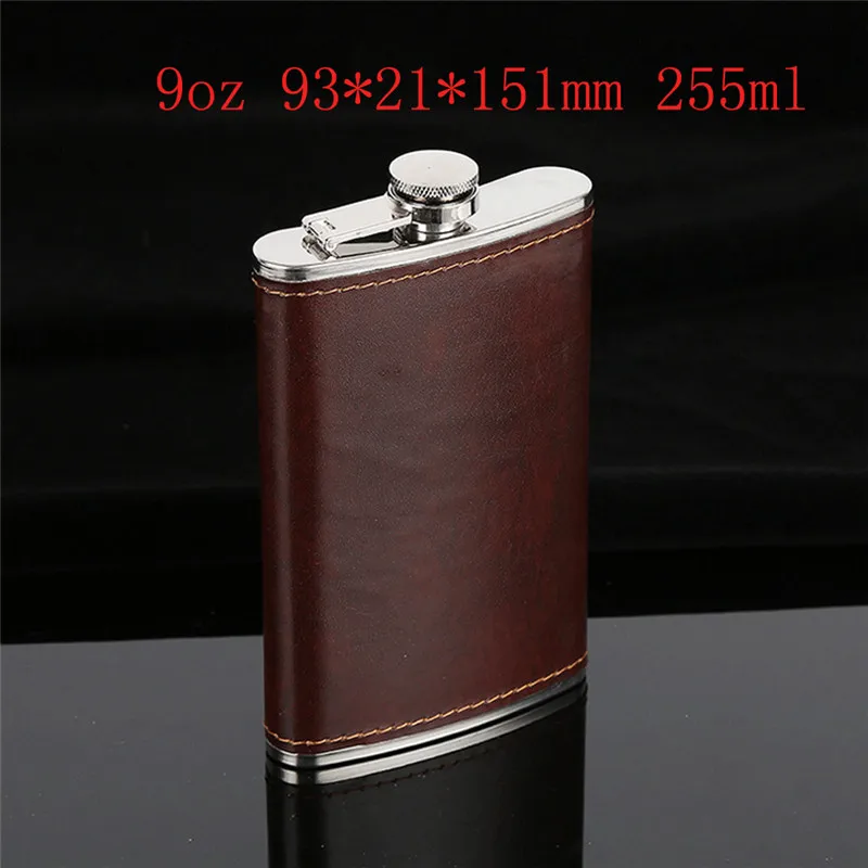 5/6/7/8/9/10 унций нержавеющая плоская колба для ликера алкоголь виски Flask карманная