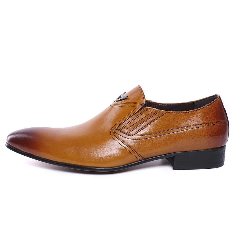 Туфли FELIX CHU мужские из натуральной кожи лоферы без застежки официальная обувь