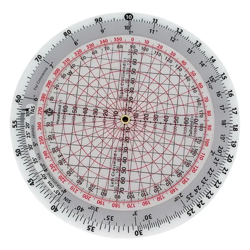 E6B авиационная круглая форма циркулярная летняя измерительная компьютерная