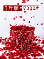 100g fake rose silk flowers petals marriage wedding room bed decoration bridal shower hand spreading petals diy gift box filling