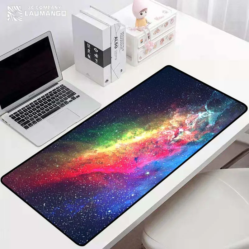 

Galaxy Mouse Gamer Rug Gaming Keyboard Pad Desk Mat Mouse for Computer Mousepad Company Mausepad Kawaii Accessories Pc Mats Pads