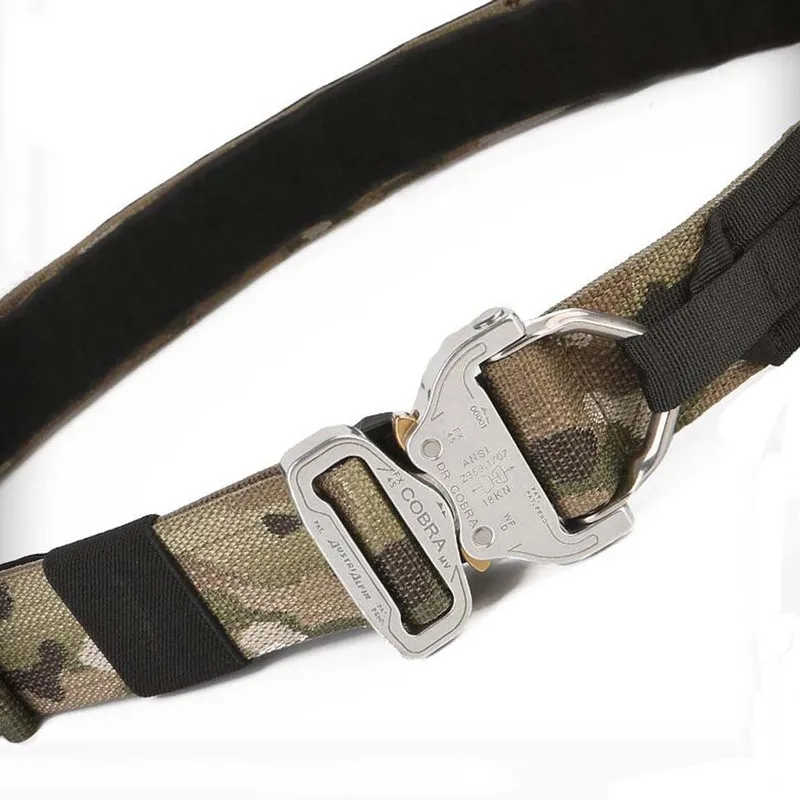 Военный тактический ремень FMA армейский нейлоновый с металлической пряжкой