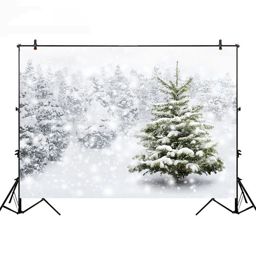 Neoback Рождественский фон для фотографии снежинка фотостудии Рождественская елка