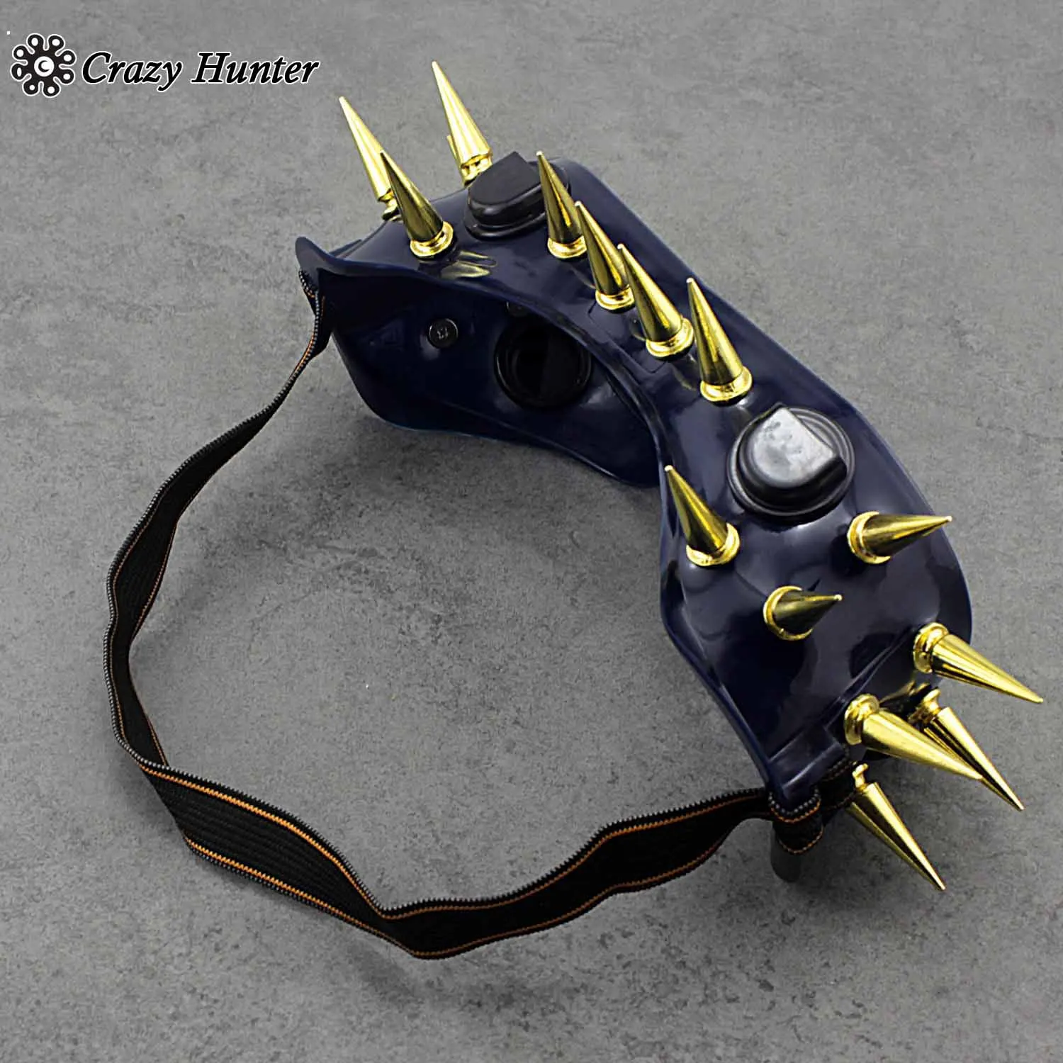 Очки унисекс в стиле стимпанк с шипами золотого цвета | Аксессуары для одежды