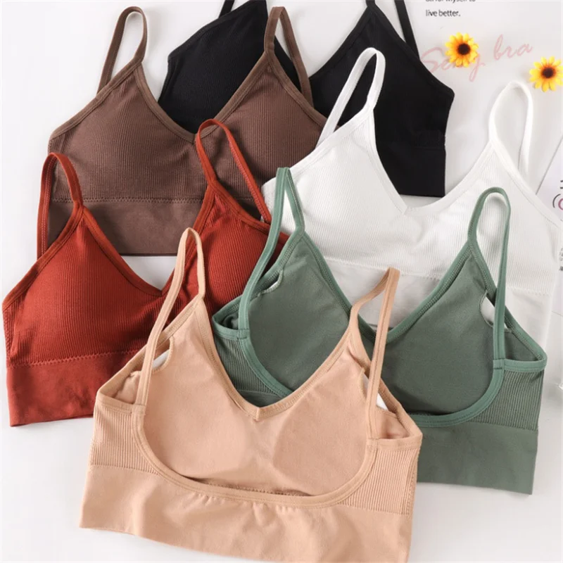 

Cotton Sports Bras Women Push Up Solid Sports Bra Jogging Gym Women Sports Bra Girl Underwear Fitness Running Yoga Sport Tops
