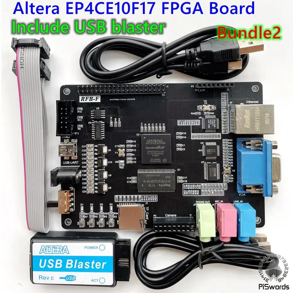 Новейший комплект для разработки ALTERA Cyclone IV EP4CE10 FPGA EP4CE10F NIOSII Board и USB Blaster downloader|altera