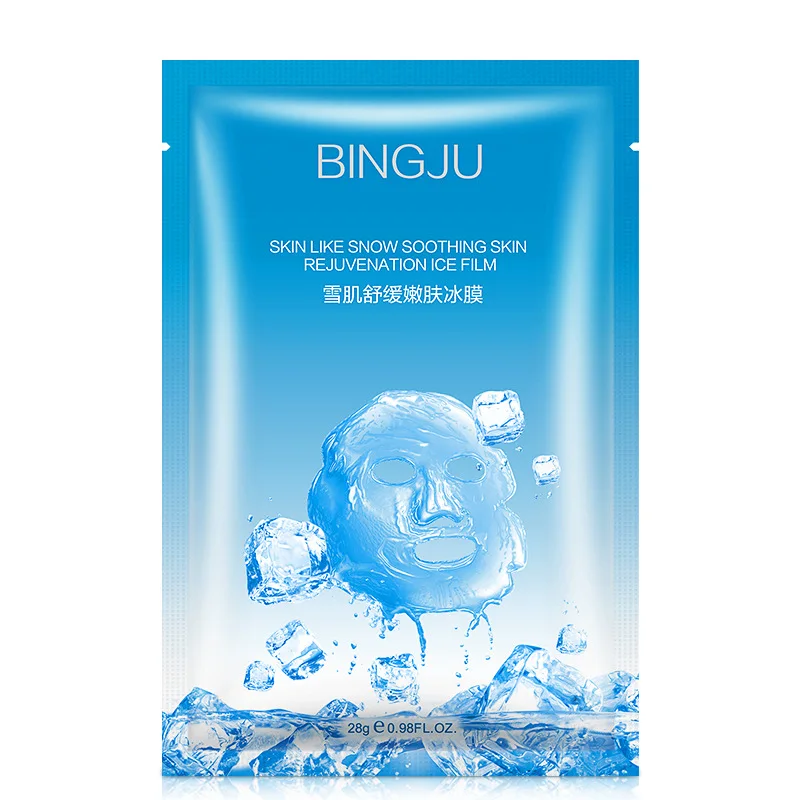 Снежная мышечная нежная омоложение кожи ледяная пленка восполняет влагу и