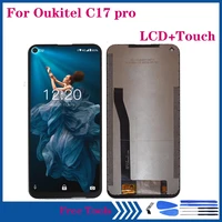 6 35 original display for oukitel c17 pro lcd display touch screen digitizer assembly for oukitel c17 lcd repair kit